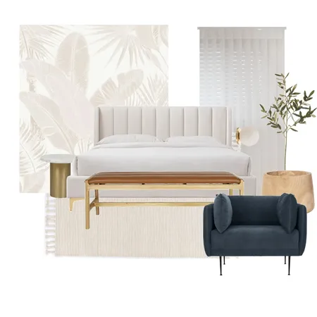 Coastal Cool Bed Interior Design Mood Board by CRD Design on Style Sourcebook