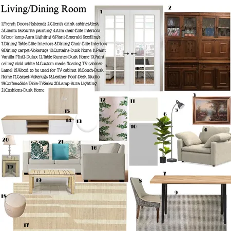 Sample Board 10 Interior Design Mood Board by skyebar16 on Style Sourcebook