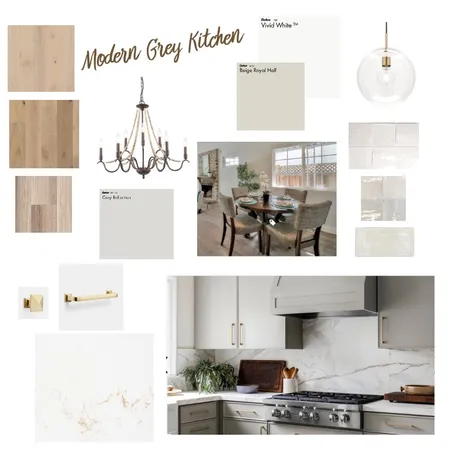 Modern Grey Kitchen Interior Design Mood Board by Tanya Hunt on Style Sourcebook
