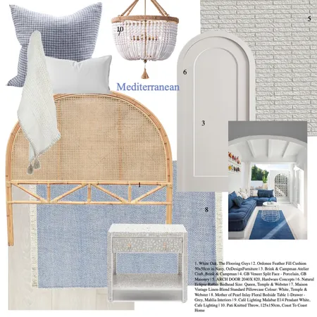 Mediterranean Interior Design Mood Board by crystalcherrett7 on Style Sourcebook