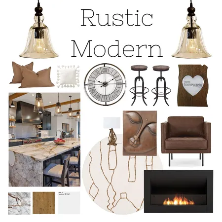 Rustic Modern Interior Design Mood Board by Tracey Bryans on Style Sourcebook