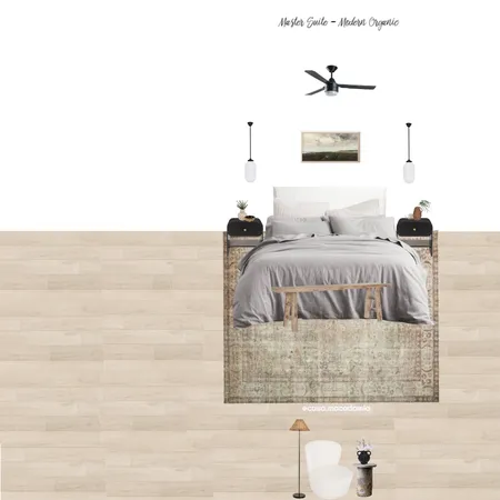 Master Suite - Modern Organic (Margot 1 - Perry Black - Boucle Chair) Interior Design Mood Board by Casa Macadamia on Style Sourcebook