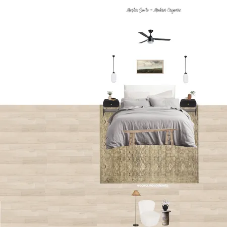 Master Suite - Modern Organic (Margot 4 - Perry Black - Boucle Chair) Interior Design Mood Board by Casa Macadamia on Style Sourcebook