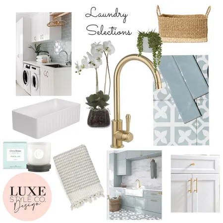 Laundry selections coastal hamptons Interior Design Mood Board by Luxe Style Co. on Style Sourcebook
