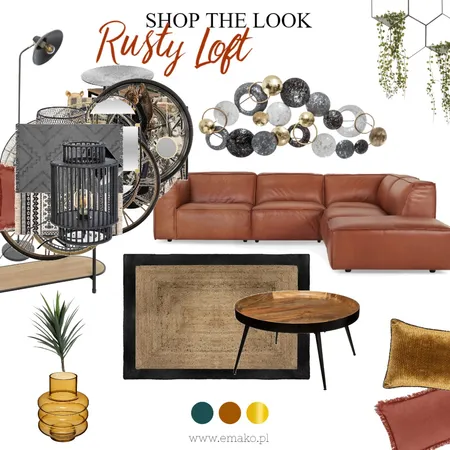 Rusty loft 3 Interior Design Mood Board by Olga Lypova on Style Sourcebook