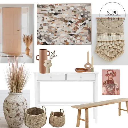 peach entry Interior Design Mood Board by Sisu Styling on Style Sourcebook
