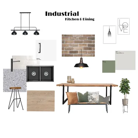 living & Dining area Interior Design Mood Board by kaer Interior Design on Style Sourcebook