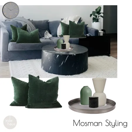 Mosman Styling - green Interior Design Mood Board by indehaus on Style Sourcebook