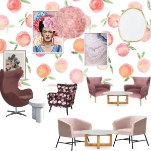 pink house Interior Design Mood Board by waffle on Style Sourcebook