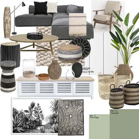 Moody Coastal Living Interior Design Mood Board by jademmaa on Style Sourcebook