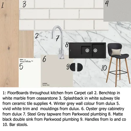 kitchen material board Interior Design Mood Board by Trinity.Brennan on Style Sourcebook