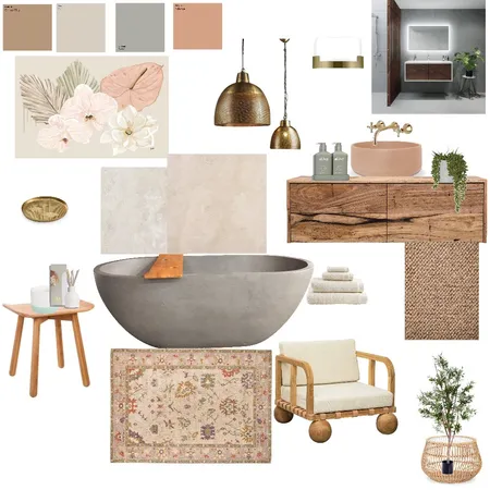 bathrom- wabi Interior Design Mood Board by MOSS on Style Sourcebook