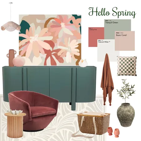 Hello Spring Interior Design Mood Board by The Creative Advocate on Style Sourcebook