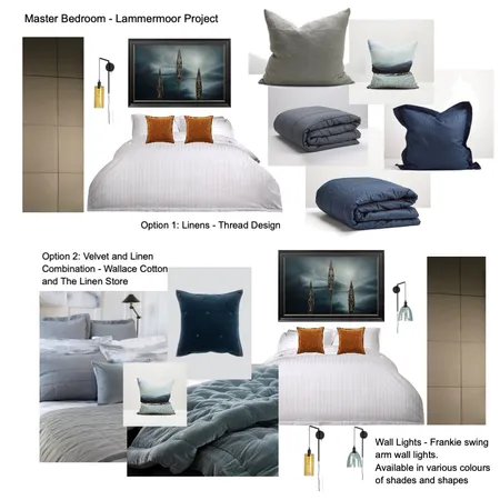 Master Bedroom Bedding Options Interior Design Mood Board by Helen Sheppard on Style Sourcebook