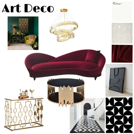 Art Deco Interior Design Mood Board by temi on Style Sourcebook