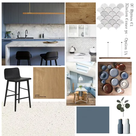 2C Byrnes - Kitchen Concept - Option 1A Interior Design Mood Board by bronteskaines on Style Sourcebook