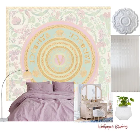 Versace Inspired teen bedroom Interior Design Mood Board by Tara_Guna on Style Sourcebook