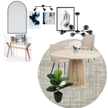 Contemporary Modern Style Dining Room Interior Design Mood Board by Linda Stanlan on Style Sourcebook