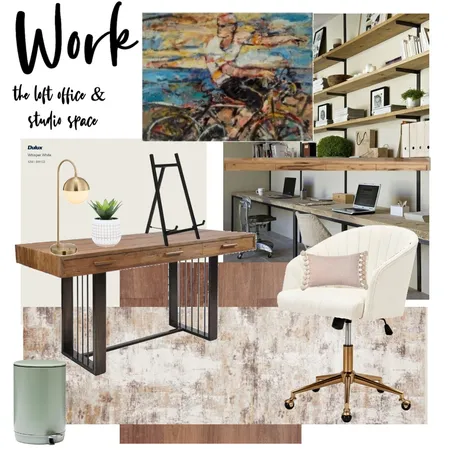 Loft work space Interior Design Mood Board by bellamyea@gmail.com on Style Sourcebook