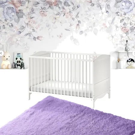 Nursery girl main wall Interior Design Mood Board by Missradmad on Style Sourcebook