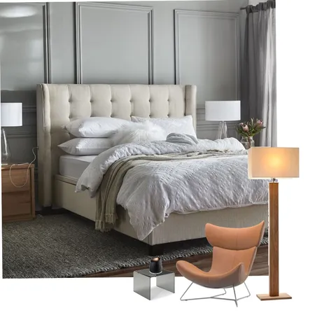 Contemporary Modern Bedroom Design Interior Design Mood Board by Linda Stanlan on Style Sourcebook