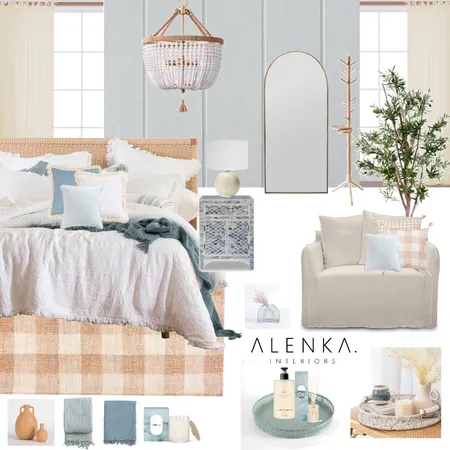 Pillow Talk Bedroom Comp Interior Design Mood Board by ALENKA INTERIORS on Style Sourcebook
