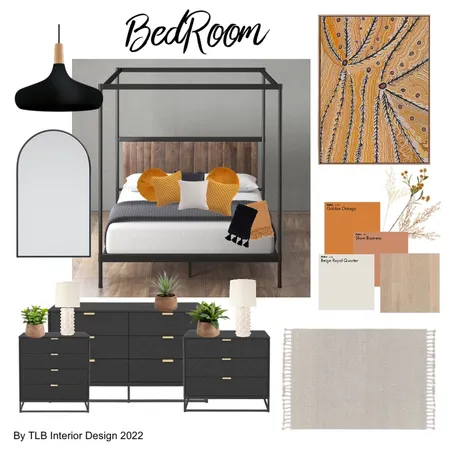 Spring Bedroom Interior Design Mood Board by TLB Interior Design on Style Sourcebook
