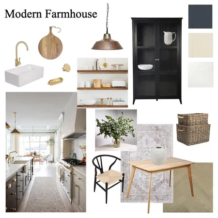 Modern Farmhouse Interior Design Mood Board by naomihodgson on Style Sourcebook