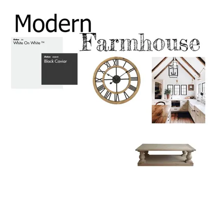 Modern Farmhouse Interior Design Mood Board by ourgracioushome on Style Sourcebook
