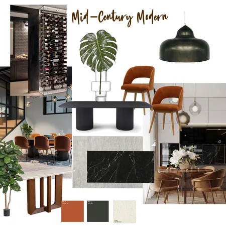 Mid-Century Modern Interior Design Mood Board by EMILY VIERA on Style Sourcebook