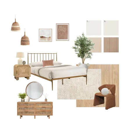 Autumn Bedroom Interior Design Mood Board by Alize Atelier on Style Sourcebook