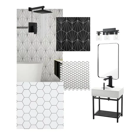 Guest Bathroom Interior Design Mood Board by lililopez on Style Sourcebook