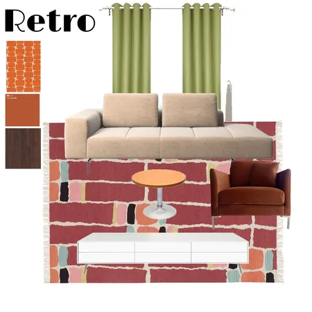 Retro Interior Design Mood Board by temi on Style Sourcebook