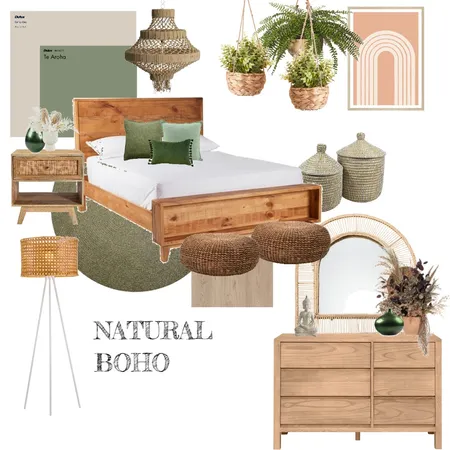 Natural Boho Bedroom Interior Design Mood Board by Shania22 on Style Sourcebook