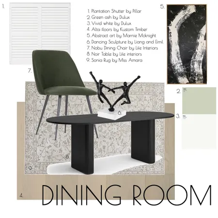 DINING ROOM SAMPLE BOARD MOD 9 Interior Design Mood Board by bekbatham on Style Sourcebook