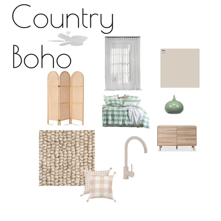 Country Boho Interior Design Mood Board by zmilburn on Style Sourcebook