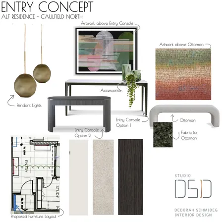 ALF Residence Entry REV B Interior Design Mood Board by Debschmideg on Style Sourcebook