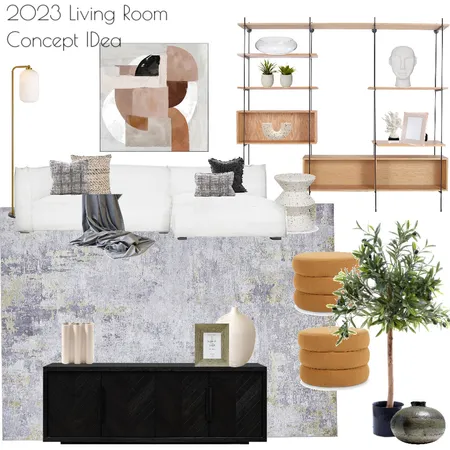 2023 Living Room Concept IDea Interior Design Mood Board by celeste on Style Sourcebook