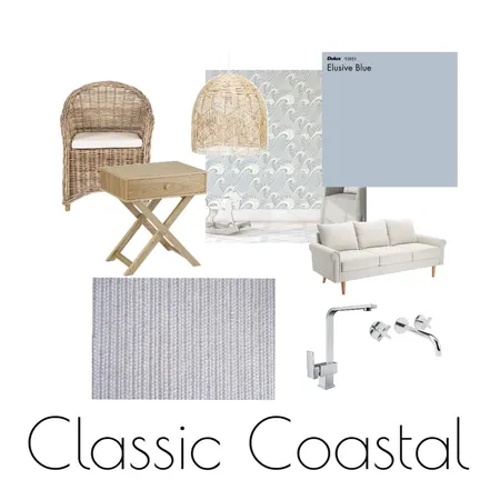 Classic Coastal Interior Design Mood Board by zmilburn on Style Sourcebook