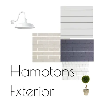 Hamptons Exterior Interior Design Mood Board by zmilburn on Style Sourcebook