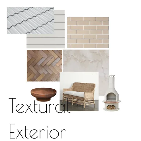 Textural Exterior Interior Design Mood Board by zmilburn on Style Sourcebook