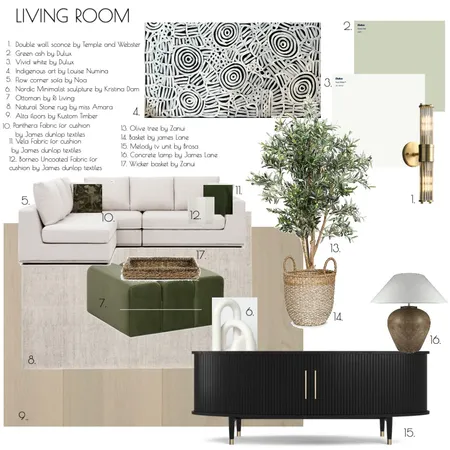 MOD 9 LIVING ROOM Interior Design Mood Board by bekbatham on Style Sourcebook