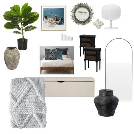 Beachy organic modern bedroom Interior Design Mood Board by RK2910 on Style Sourcebook