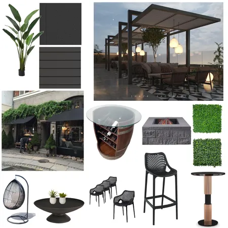 TASTE WHISKEY BAR OUTDOOR  AREA Interior Design Mood Board by mutindi on Style Sourcebook