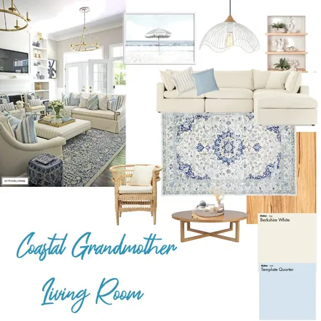 Coastal Grandmother Interior Design Mood Board by honi on Style Sourcebook