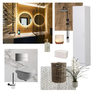 night bathroom Interior Design Mood Board by Diviartmoscow on Style Sourcebook