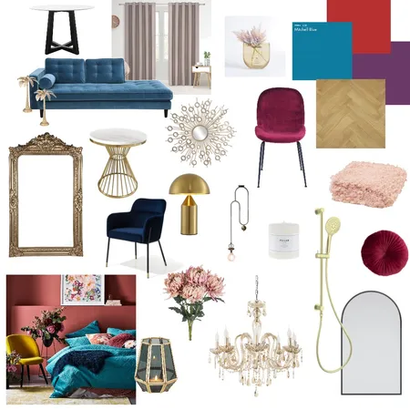 Hollywood Glam Interior Design Mood Board by tahneeb on Style Sourcebook