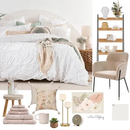 Spring Bedroom Interior Design Mood Board by MM Styling on Style Sourcebook
