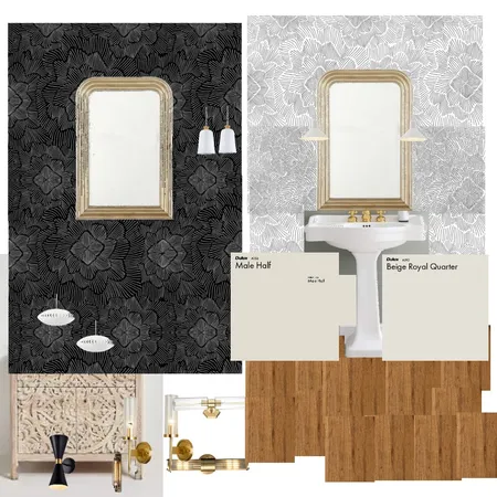 powder rm Interior Design Mood Board by dplaxsun on Style Sourcebook