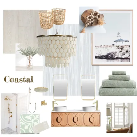 Coastal Bathroom Interior Design Mood Board by gracehasslinger on Style Sourcebook